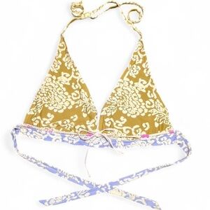 Lucky Brand Floral Bikini Top, D